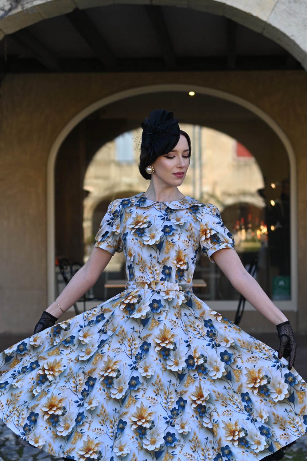 Marigold Meadow Swing Dress